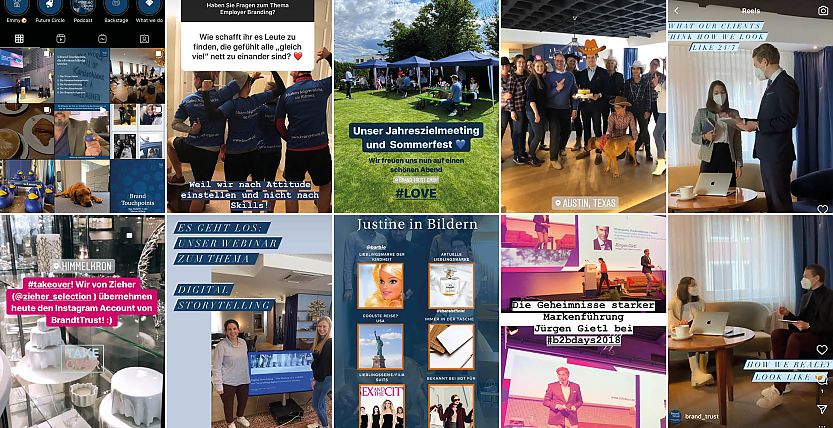 Marken auf Instagram Marken auf Instagram