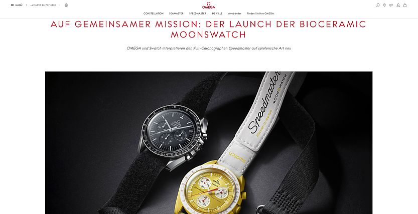 Markenkooperation: Omega X Swatch Markenkooperation: Omega X Swatch