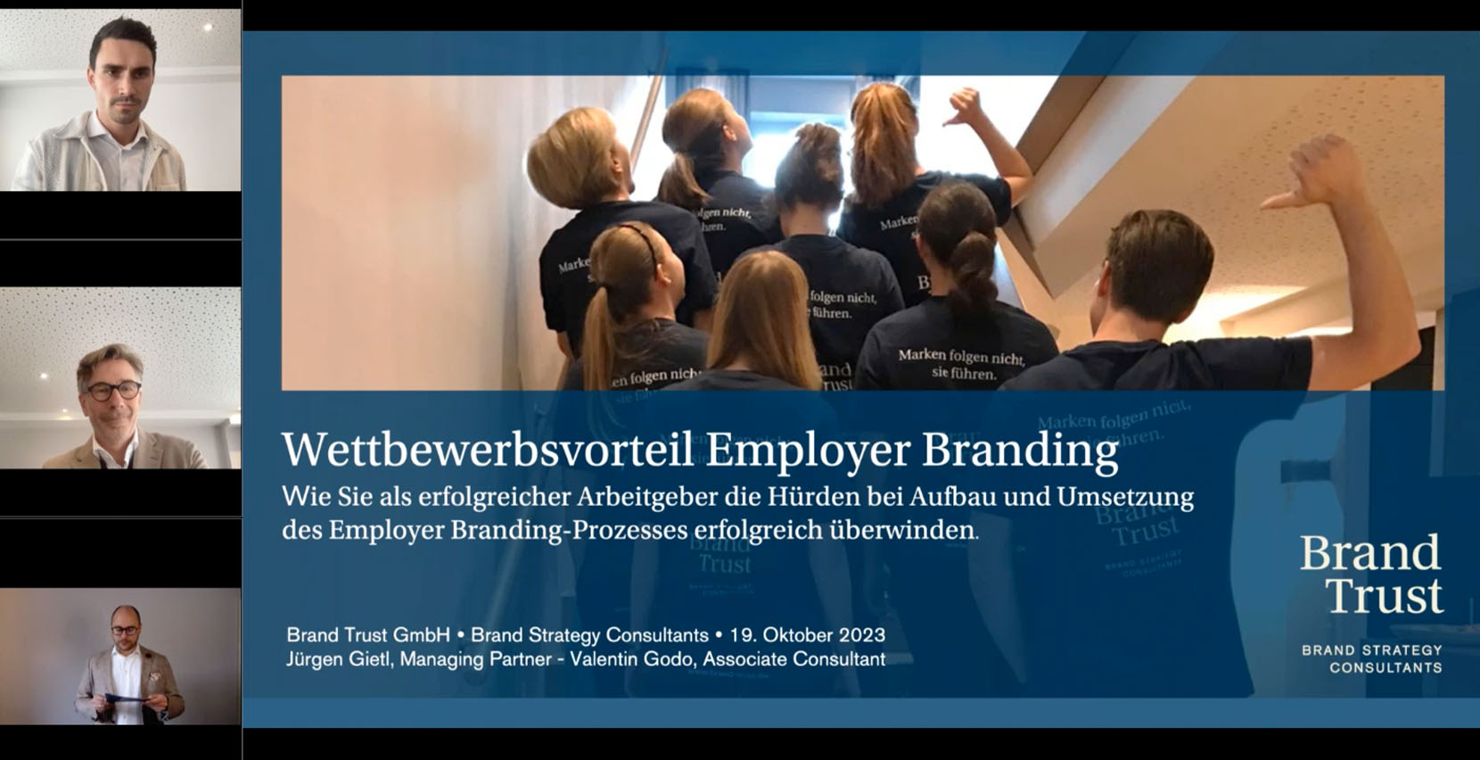 BrandTrust Webinar zu Employer Branding