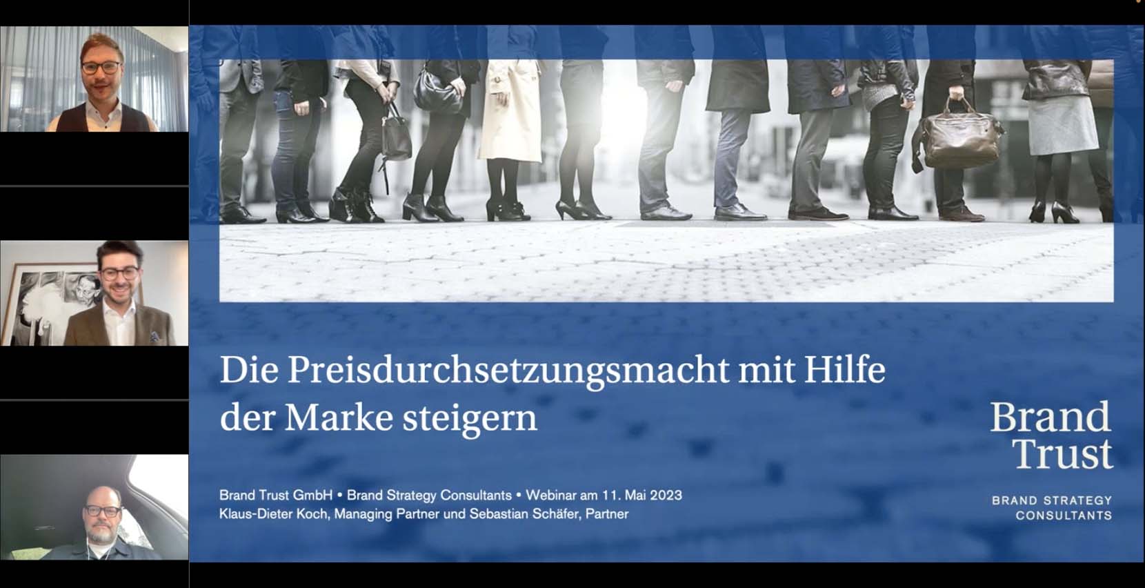 BrandTrust Webinar zu Pricing