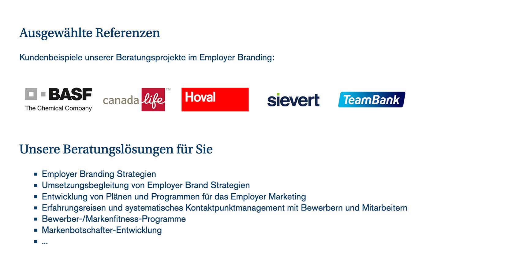 Angebot Employer Branding
