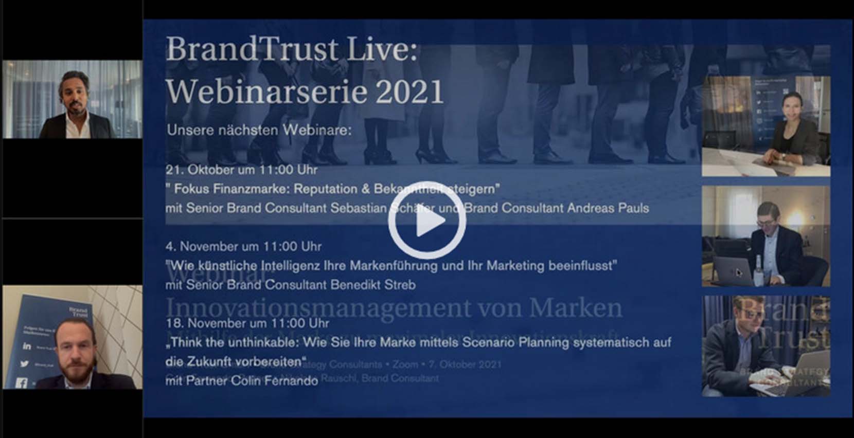 BrandTrust Webinar zu Innovationsmanagement